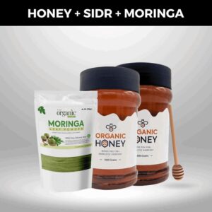 1kg Eucalyptus Honey + 1kg Sidr Honey + 250gm Moringa Powder