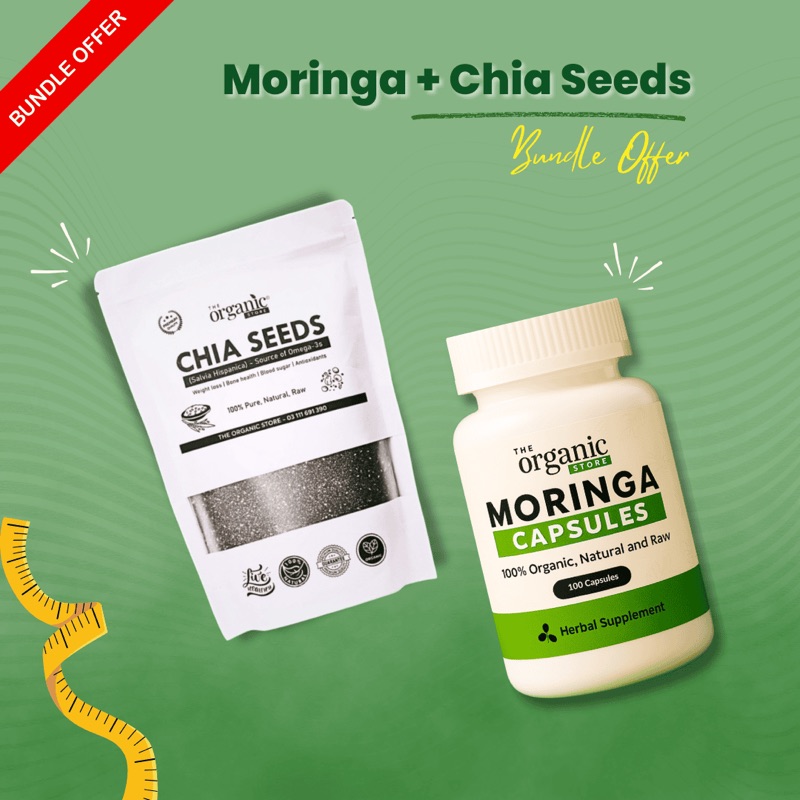 Moringa Capsule + Chia Seeds Bundle