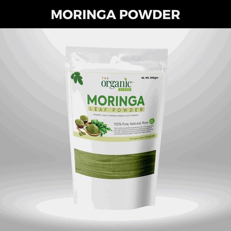 Moringa Leaves Powder - Raw, Pure, Natural - Moringa Powder Oleifera